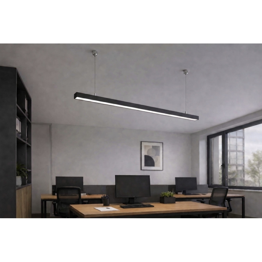 Brilagi - LED Závesné svietidlo FULLDAY LED/30/40/50W/230V 2700/4000/6000K 150 cm čierna