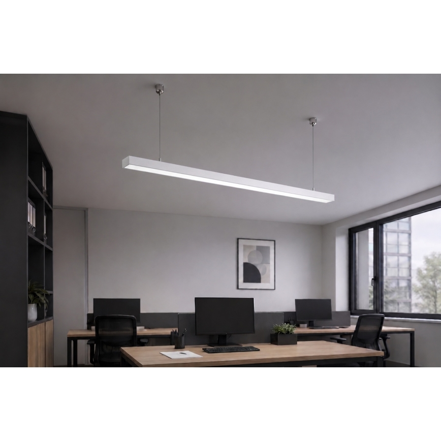 Brilagi - LED závesné svietidlo FULLDAY LED/30/40/50W/230V 2700/4000/6000K 150 cm biela