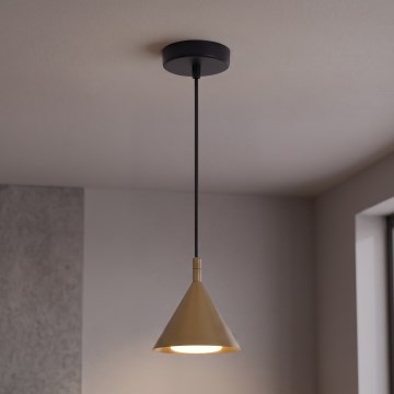 BRILAGI - LED Závesné svietidlo na lankách CONE SINGLE 1xGX53/15W/230V zlatá
