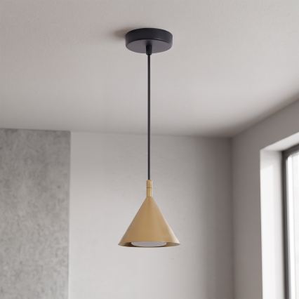 BRILAGI - LED Závesné svietidlo na lankách CONE SINGLE 1xGX53/15W/230V zlatá
