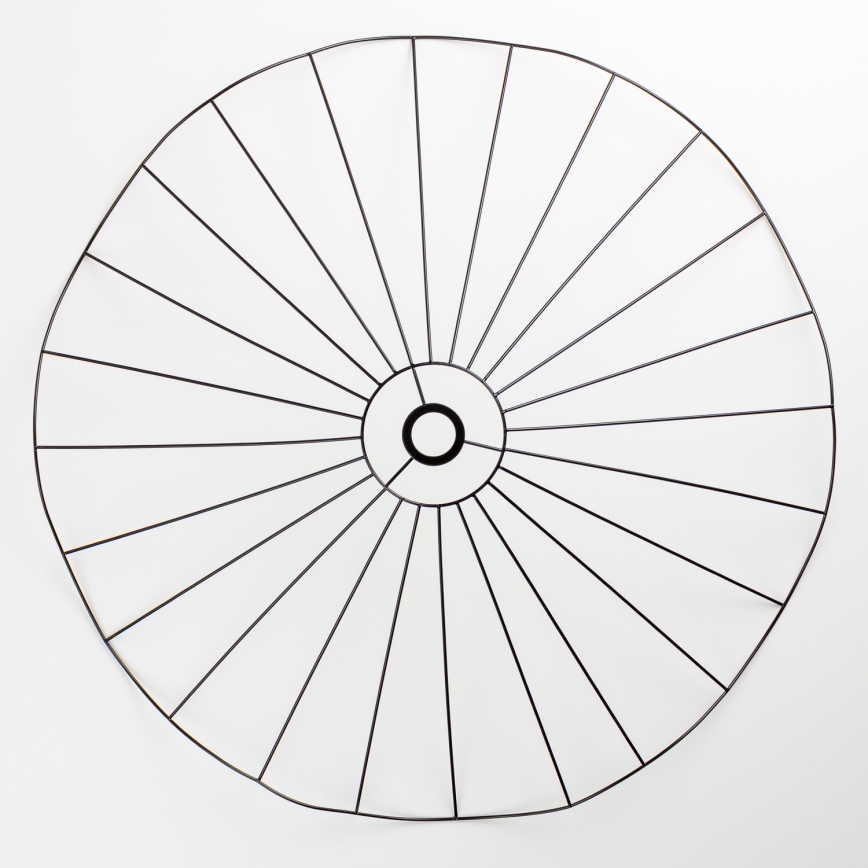 Brilagi - LED závesné svietidlo na lanku CERIA WIRE 1xE27/40W/230V Ø 80 cm čierna