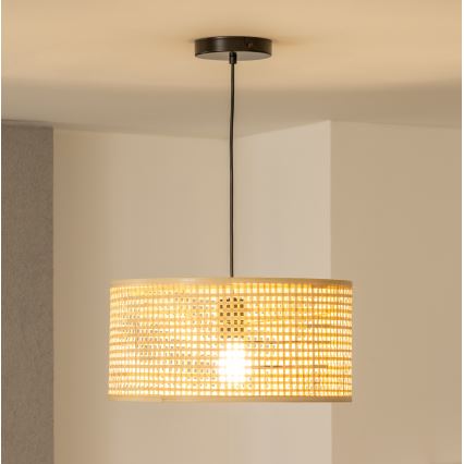 Brilagi - LED závesný luster CERIA BOHO na lanku 1xE27/40W/230V priemer 25 cm, bambus