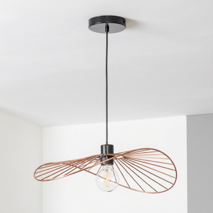 Brilagi - LED závesný luster CERIA WIRE 1xE27/40W/230V 40x56 cm bronz