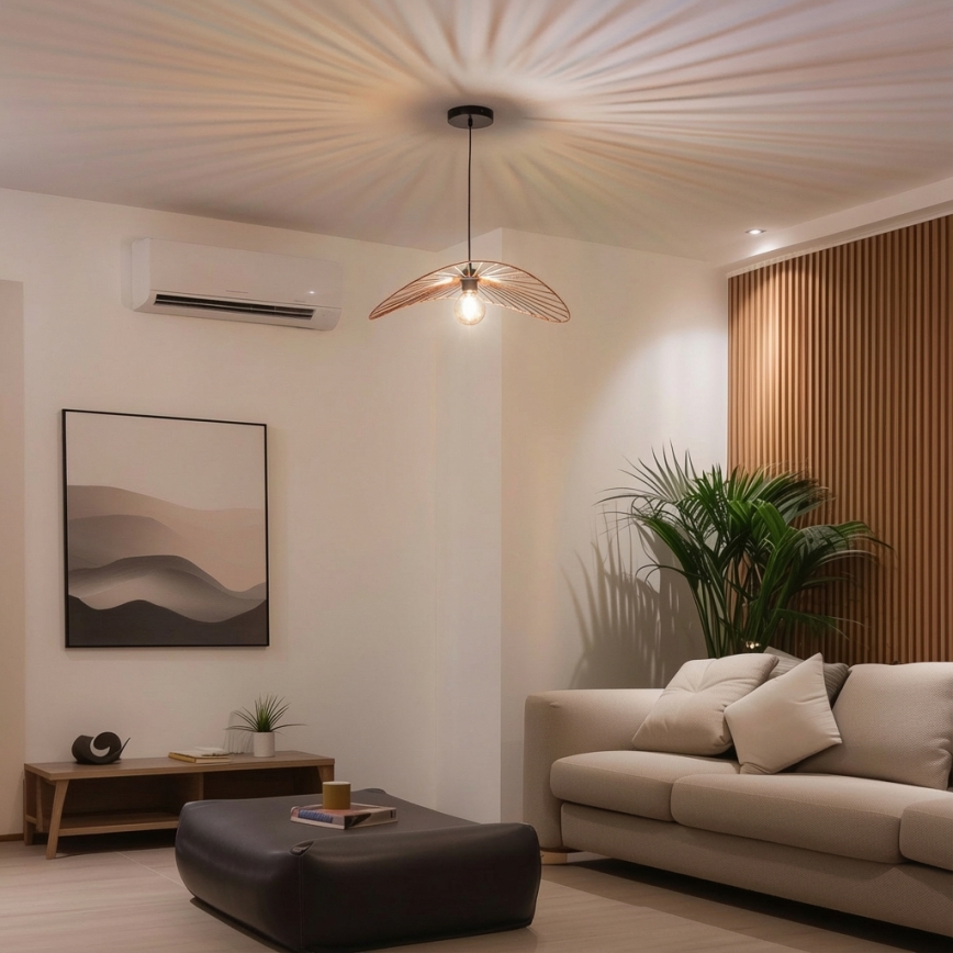 Brilagi - LED závesný luster CERIA WIRE 1xE27/40W/230V 40x56 cm bronz