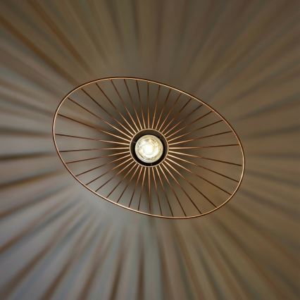 Brilagi - LED závesný luster CERIA WIRE 1xE27/40W/230V 40x56 cm bronz