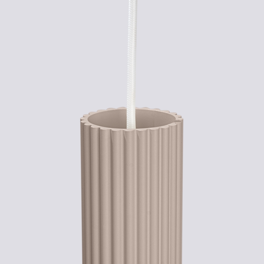 Brilagi - LED závesný luster CRESTO 3xGU10/10W/230V taupe