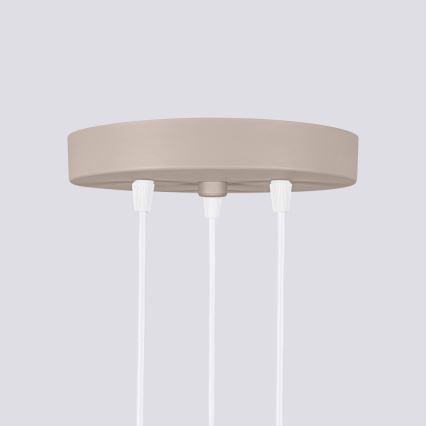 Brilagi - LED závesný luster CRESTO 3xGU10/10W/230V taupe