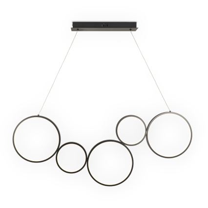 BRILAGI - LED závesný luster ECHO na lankách LED/60W/230V 4000K 100 cm čierny