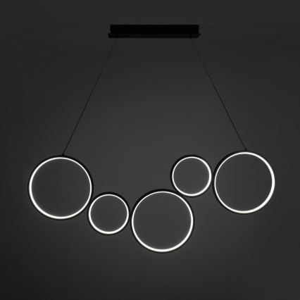 BRILAGI - LED závesný luster ECHO na lankách LED/60W/230V 4000K 100 cm čierny