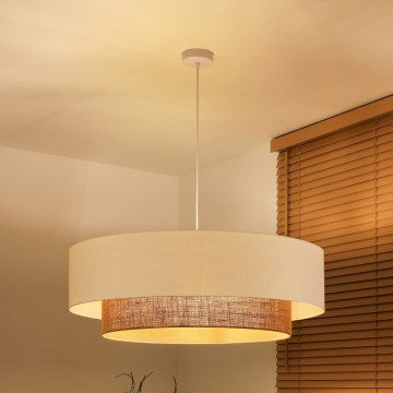 Brilagi - LED závesný luster na lane BOHO STYLE, 3× E27 (max. 15 W), 230 V, priemer 80 cm