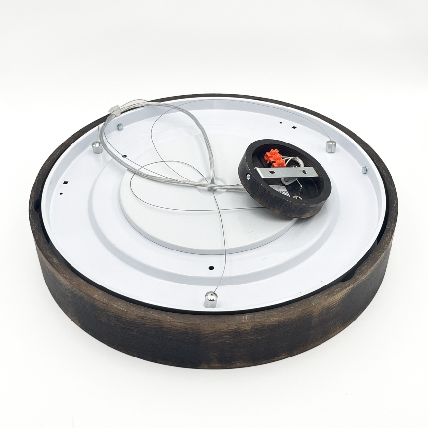 Brilagi - LED závesný luster na lane CARVALHO SMOKEY 3xE27/60W/230V dub pr. 47,5 cm