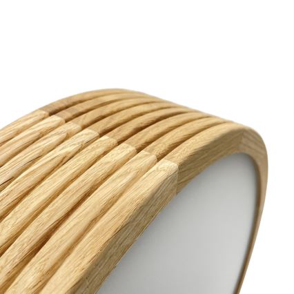 Brilagi - LED závesný luster na lankách CARVALHO MODERN 2xE27/60W/230V dub, priemer 37,5 cm