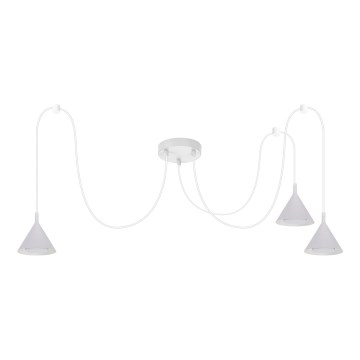 BRILAGI - LED Závesný luster na lankách CONE TRIPLE SPIDER 3xGX53/15W/230V biela