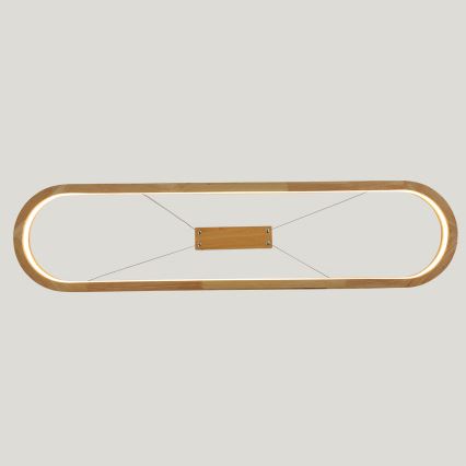 Brilagi - LED závesný luster na lankách UMEA WOOD LED/40W/230V 90x22 cm drevo