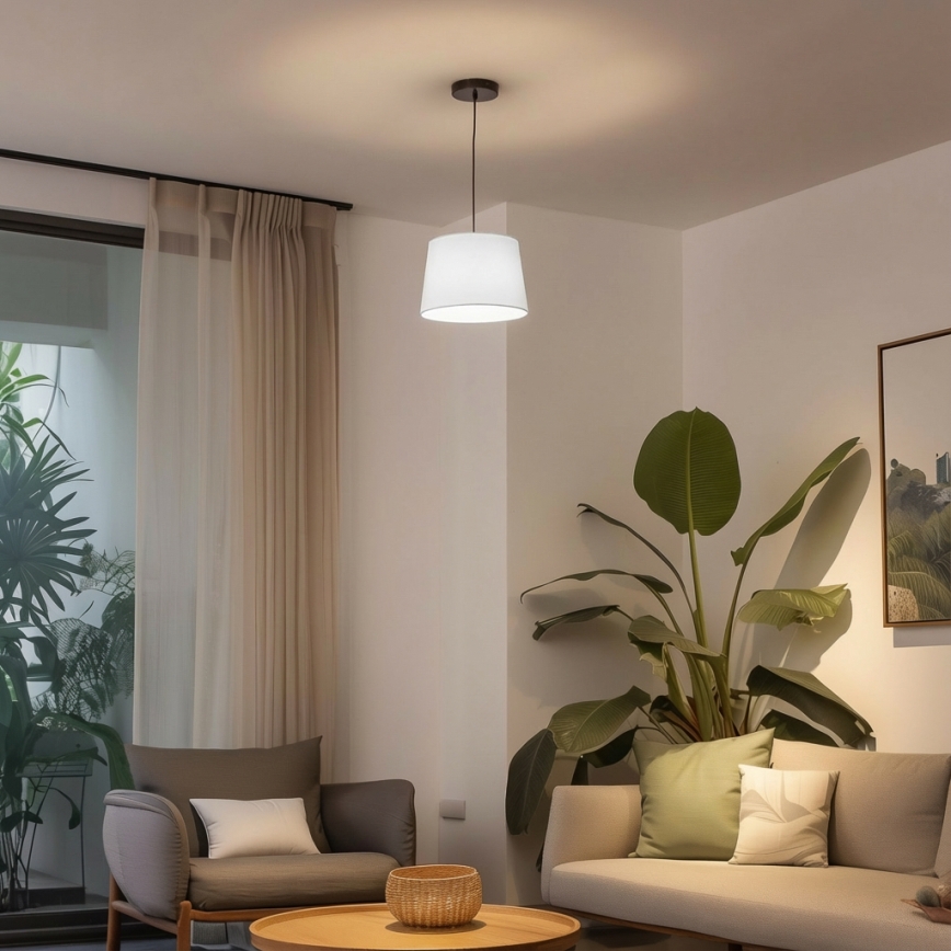 Brilagi - LED závesný luster na lanku CERIA 1xE27/40W/230V pr. 30 cm biela