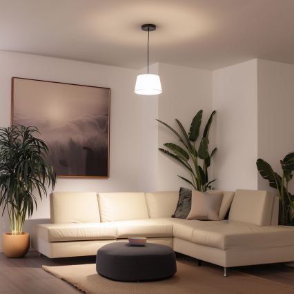 Brilagi - LED závesný luster na lanku CERIA 1xE27/40W/230V, priemer 25 cm, biela