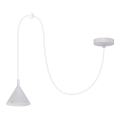 BRILAGI - LED Závesný luster na lanku CONE SINGLE SPIDER 1xGX53/15W/230V biela