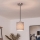 Brilagi - LED závesný luster na lanku NUBILA 1xE27/60W/230V pr. 14 cm čierna/šedá