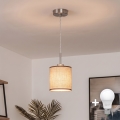 Brilagi - LED závesný luster na lanku NUBILA 1xE27/60W/230V pr. 14 cm hnedý