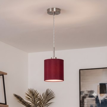 Brilagi - LED závesný luster na lanku NUBILA 1xE27/60W/230V priemer 14 cm pompejská červená