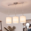 Brilagi - LED závesný luster na lanku NUBILA 3xE27/60W/230V krémový