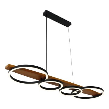 Brilagi - LED závesný luster na lanku PLANK LED/35W/230V 4000K 30x100 cm, drevený