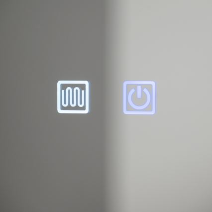 BRILAGI - LED zrkadlová kúpeľňová skrinka s podsvietením BRONTE DOUBLE 60x75 cm