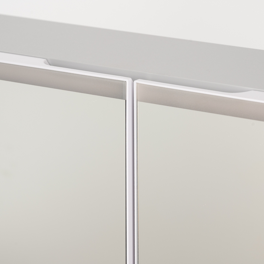 BRILAGI - LED zrkadlová kúpeľňová skrinka s podsvietením NOTO DOUBLE 60x65 cm