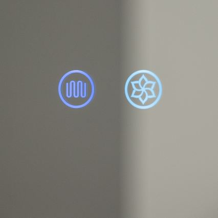 BRILAGI - LED zrkadlová kúpeľňová skrinka s podsvietením NOTO DOUBLE 60x65 cm