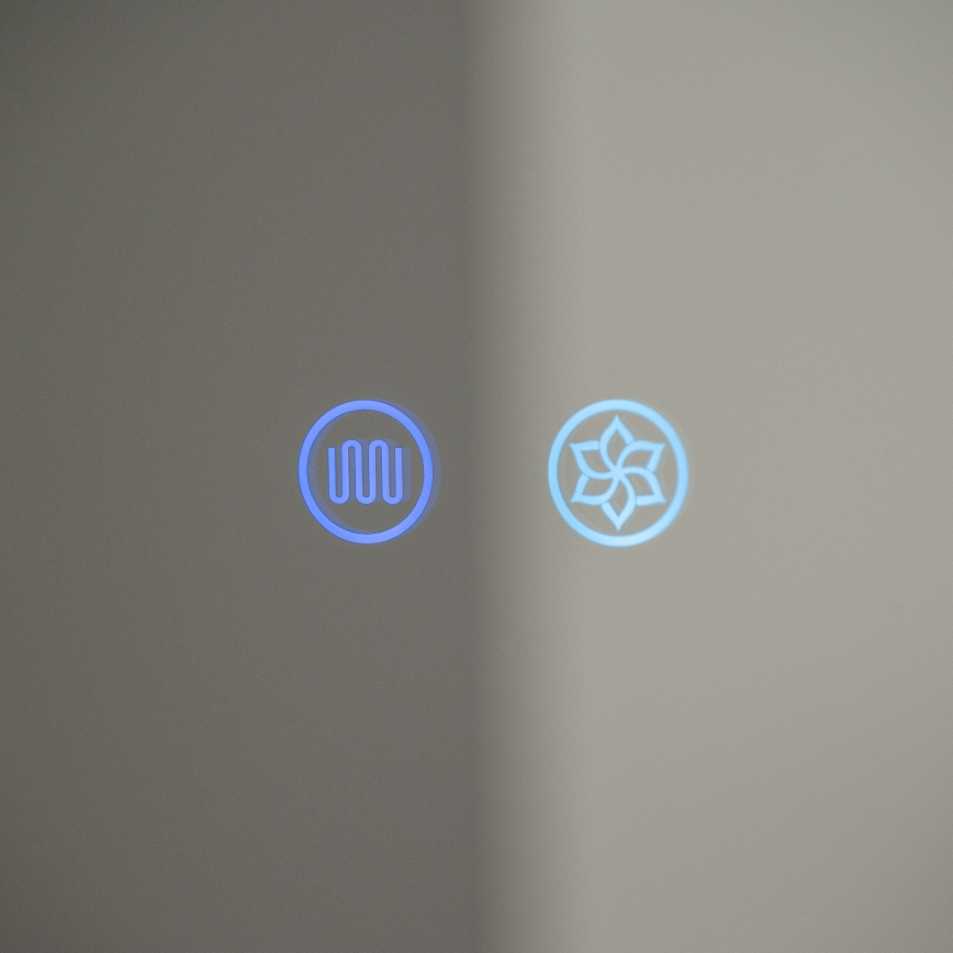 BRILAGI - LED zrkadlová kúpeľňová skrinka s podsvietením NOTO DOUBLE 60x70 cm