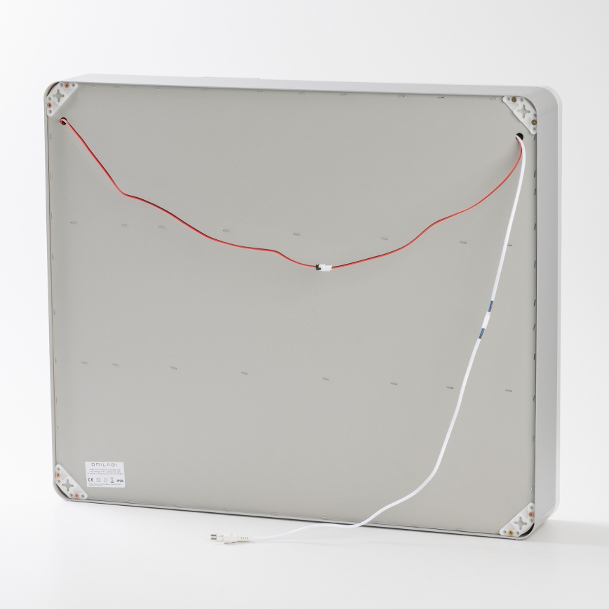 BRILAGI - LED Zrkadlová kúpeľňová skrinka s podsvietením NOTO DOUBLE 78x65 cm