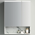 BRILAGI - LED zrkadlová kúpeľňová skrinka s podsvietením TRABIA DOUBLE 60x70 cm
