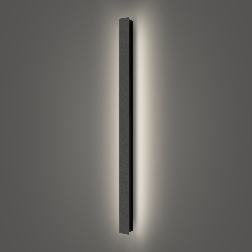 Brilagi - LINEAR vonkajšie nástenné LED svietidlo 22W/230V 4000K IP65 100 cm čierna