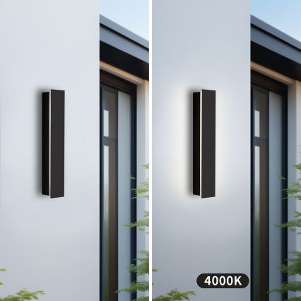 Brilagi - LED Vonkajšie nástenné svietidlo LINEAR LED/8W/230V 4000K IP65 30 cm čierna CRI 90