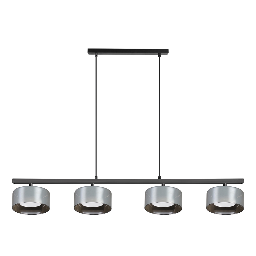 Brilagi - Luster na lane AURA LUX 4xGX53/30W/230V čierna/dymová
