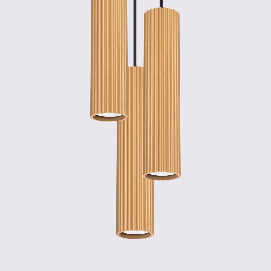 Brilagi - Luster na lane CRESTO 3xGU10/10W/230V zlatý