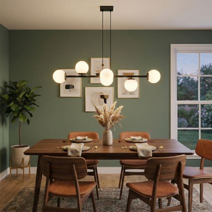 Brilagi - Luster na lane MALONY 6xE14/20W/230V čierna