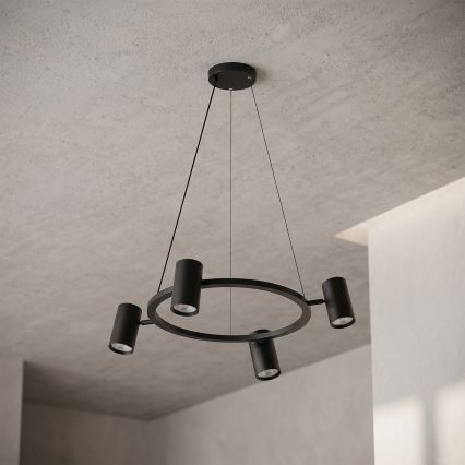 BRILAGI - Luster na lane SELE 4xGU10/30W/230V čierna