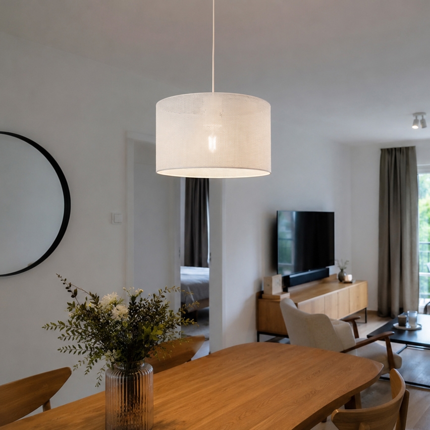 Brilagi - Luster na lane SIRIJA MODERN 1xE27/60W/230V Ø 35 cm biela