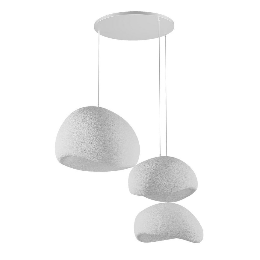 Brilagi - Luster na lane WABI SABI 3xE27/40W/230V priemer 76 cm biela