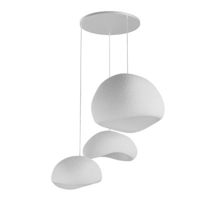 Brilagi - Luster na lane WABI SABI 3xE27/40W/230V priemer 76 cm biela
