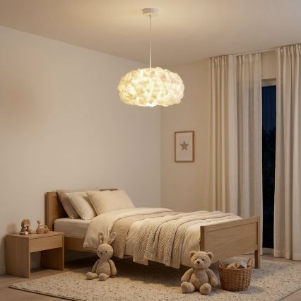 Brilagi - Luster na lankách SOLEAIR 1xE27/60W/230V pr. 45 cm biela