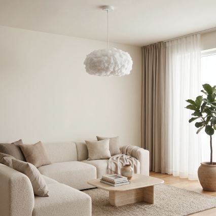 Brilagi - Luster na lankách SOLEAIR 1xE27/60W/230V pr. 45 cm biela