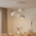 BRILAGI - Luster na lankách WABI SABI 3xE27/40W/230V priemer 60 cm biela