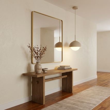 Brilagi - Luster na lanku 1xE27/60W/230V priem. 18 cm béžová/zlatá