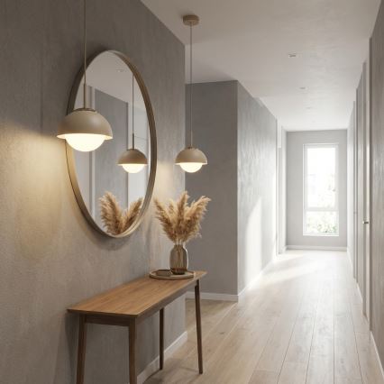 Brilagi - Luster na lanku 1xE27/60W/230V priem. 18 cm béžová/zlatá