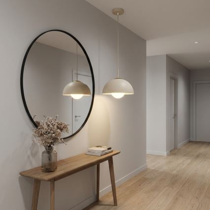 Brilagi - Luster na lanku 1xE27/60W/230V, priemer 30 cm, béžová/zlatá