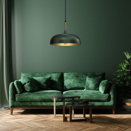 Brilagi - Luster na lanku ABRAHAM 1xE27/60W/230V pr. 35 cm zelená