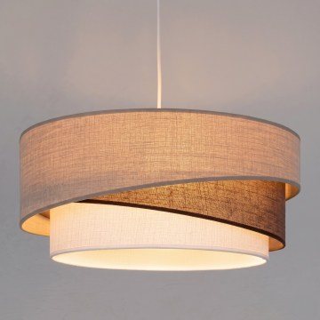 Brilagi - Luster na lanku ARROW 1xE27/60W/230V priemer 45 cm béžová/hnedá/biela