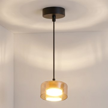 Brilagi - Luster na lanku AURA LUX 1xGX53/30W/230V čierna/zlatá